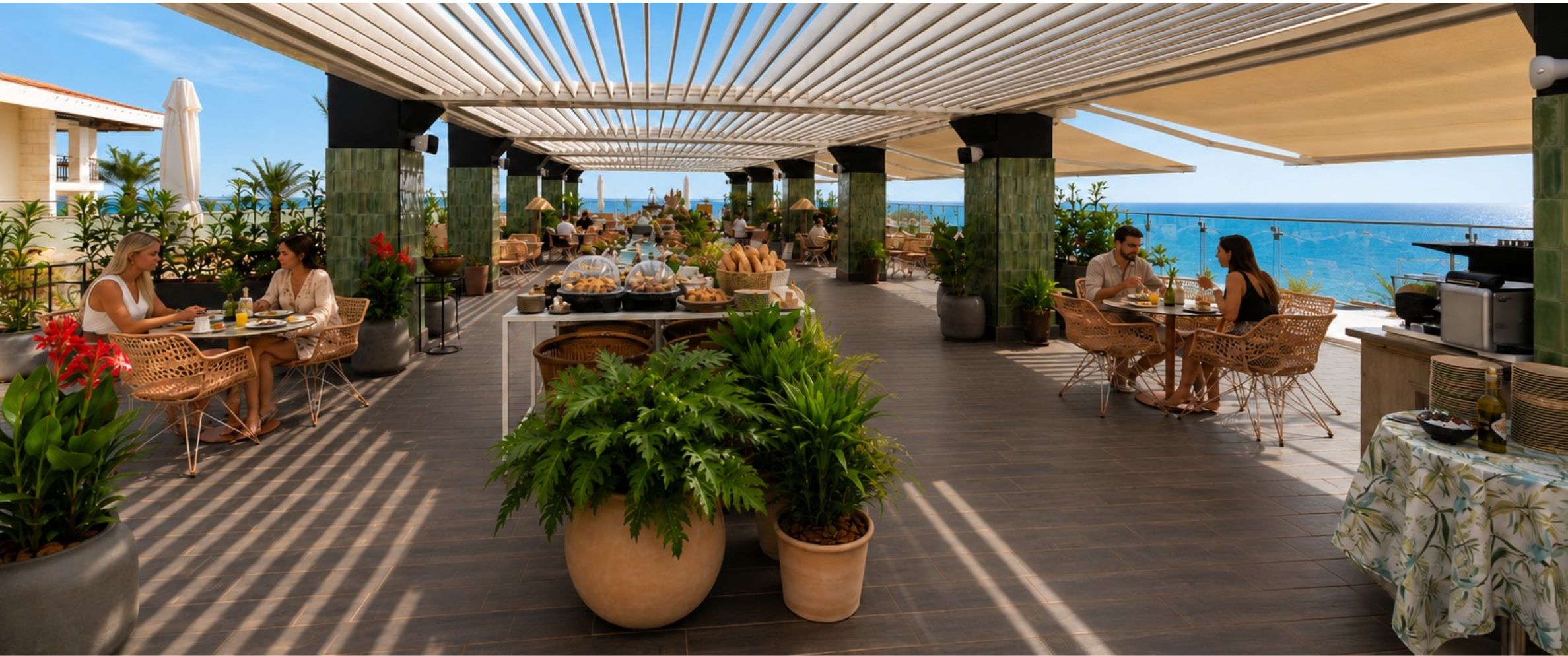 Desayuno Brunch frente al mar
