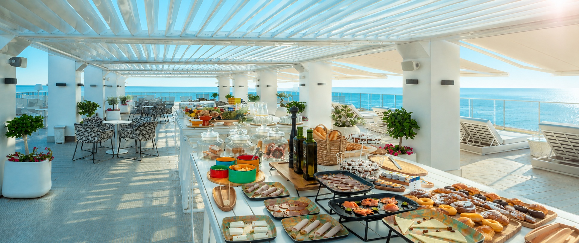 Desayuno Brunch frente al mar